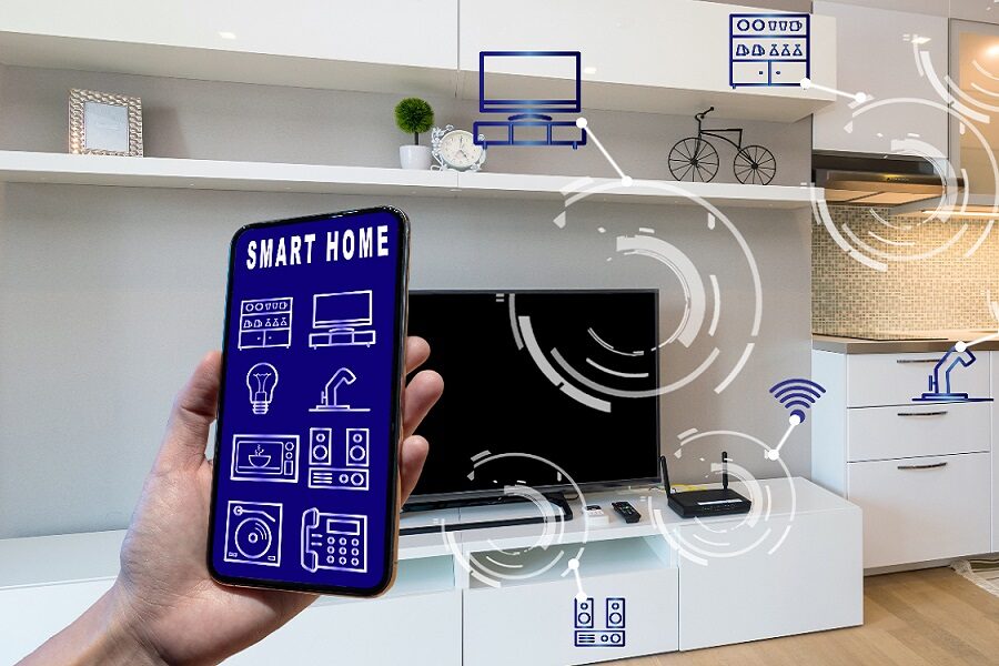 Smart Home Installation - Thermostat, Lighting, Voice Assistant, and Audio Device